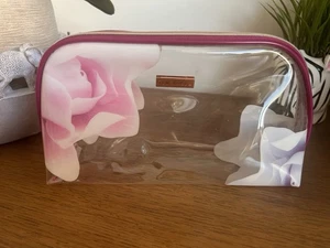 Ted Baker Clear Make-Up Bag Pink unused - Picture 1 of 5