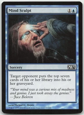 Mind Sculpt 61 Common Magic 2013 (M13) NM MTG - Image 1 of 2
