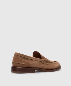 Brunello Cucinelli Mens Off White Suede Loafer - Picture 1 of 6