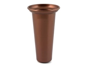 Vaso Cimitero per loculo Ram Plastica N.3 18,5 Rame Home - Foto 1 di 3