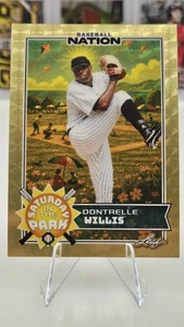 Dontrelle Willis 2025 Hoja Nación de Béisbol Super Prismático Oro 1/1《Listo para losa》 - Imagen 1 de 9