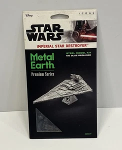 Metal Earth Premium Star Wars Imperial Star Destroyer 3D Laser Cut Model Iconx - Picture 1 of 4