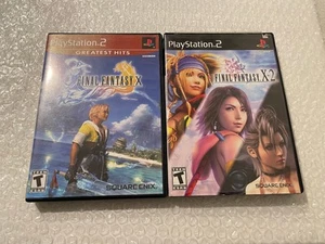 Final Fantasy X & X-2 CIB (Sony PlayStation 2, PS2) completo - Foto 1 di 3