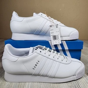Adidas Originales Samoa Zapatilla Triple Blanca Para Hombre Talla 11.5 Nueva IG1813 - Imagen 1 de 7