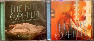 TAYLOR SWIFT "The Fate Of Ophelia" 2 x US Singles OOP Sold Out Acoustic SEALED Foto 1 de 4