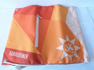 HÜMMER WERBUNG Turnbeutel Kühlbeutel mit robusten Zugbändern 35x42cm Gerolsteiner