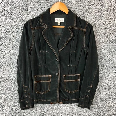 Chaqueta Ryan Michael Mujer Pequeña Negra Vaquera Occidental Blazer Top Damas S Foto 1 de 4