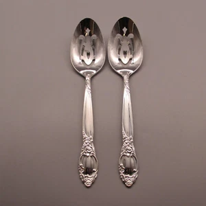 Oneida Versilbert - BALLADE - Servierlöffel mit Schlitzen - 2er Set - Bild 1 von 3