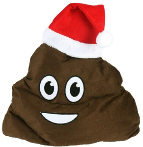 Lustiger Kackhaufen Hut Scheißhut Weihnachtsfeier Weihnachten Nikolaus Xmas GAG - Bild 1 von 3