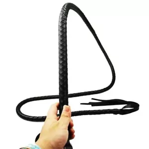 Sex Whip Black Long Whip Flogger Paddle Riding Horse Crop Spanking for Woman - Picture 1 of 17