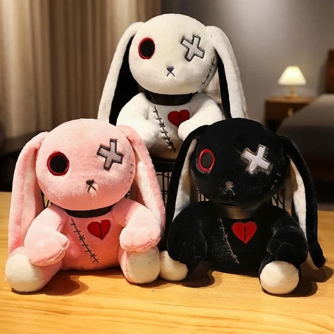 Cute Goth Punk Dreadful Bunny Plush Crazy Rabbit (12 In) Fast Shipping! Cover