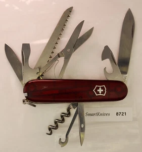Victorinox Huntsman Swiss Army knife (ruby)- used, excellent #8721 - Picture 1 of 7
