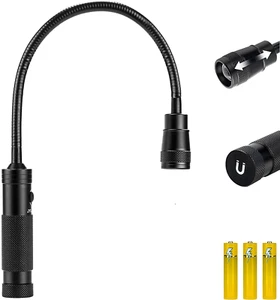 LED Arbeitsleuchte, 500 Lumen Flexible Schwanenhals Taschenlampe mit Magnetfuß, Adju - Bild 1 von 8