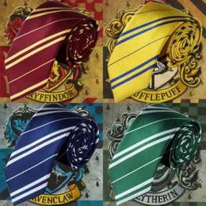 Kids Houses Woven Stripe Tie, Formal, Costume for Boys and Girls - Picture 1 of 8