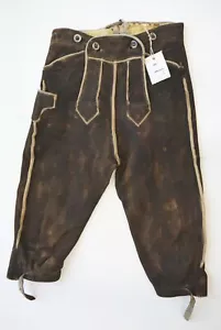 Kniebund Lederhose Elch- Hirschleder Vintage Handarbeit frisch gewaschen Gr.44 - Bild 1 von 9
