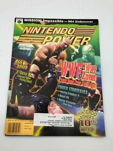 Nintendo Power Magazine Vol 110 July 1998 10th Anniversary WWF War Zone Poster - Bild 1 von 7