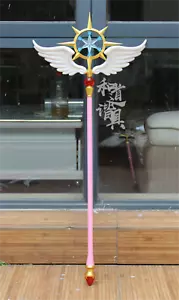 Anime Cardcaptor Sakura KINOMOTO SAKURA Cosplay 106 cm Stab Party Halloween Requisite - Bild 1 von 15