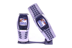 Nokia 6800 srebrny atrapa telefonu komórkowego stojak reklamowy zabawka plastik oryginalne opakowanie - Zdjęcie 1 z 2