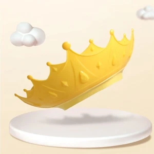 Baby Shower Shampoo Cap Crown Shape Wash Hair Hat Baby Ear Protection Safe A - Picture 1 of 7