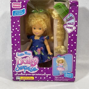 1989 Playskool LITTLE MISS DOLLY SURPRISE Sweet Sunrise HAIR GROWS DOLL NEW NIB - Picture 1 of 7