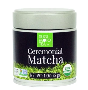 Sugimoto USDA Organic Authentic Japanese Ceremonial Matcha,Kosher,Non-GMO / 28g - Picture 1 of 8