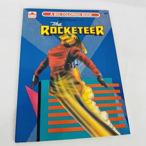 The Rocketeer A Big Coloring Book #2968 Disney Golden Books Dave Stevens sin color - Imagen 1 de 4