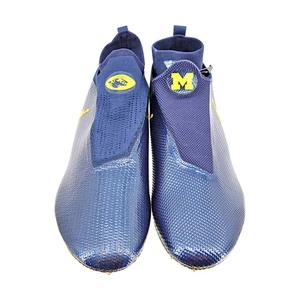 Tacchetti Jordan Brand Vapor Edge Elite Team Issued Michigan Wolverines taglia 15 - Foto 1 di 6