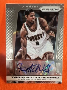TARIQ ABDUL-WAHAD 2013-14 Panini Prizm AUTO SP Kings Nuggets Magic Mavericks 193 - Picture 1 of 2