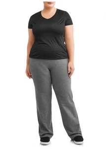 Pantalones para mujer Athletic Works talla grande Core Active calce relajado, 2X (20W-22W) - Imagen 1 de 6