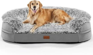 Upgraded XL Orthopedic Dog Bed, 112x81x18cm, Washable Cover, Waterproof Lining S - Picture 1 of 9
