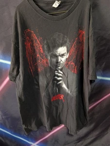Camiseta De Colección Y2K Dexter Programa de TV Promo HBO Negra Desteñida XL Original 2012 Años 2000 - Imagen 1 de 9