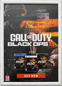 Call Of Duty: Black Ops 6 RARE PS5 XBOX Series X 42cm x 59cm Promotional Poster - Picture 1 of 1