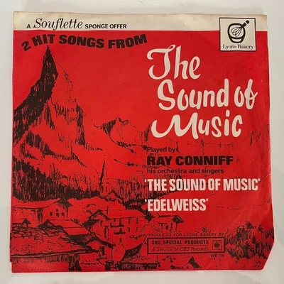 7"VINYL RECORD RAY CONNIFF ORCHESTRA"THE SOUND OF MUSIC"CBS SPECAL PRODUCT 1966 - Image 1 of 4
