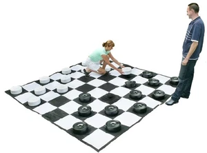 Garden Games Giant Draughts / Dame Set (24 Teile ohne Brett) (UK) - Bild 1 von 2