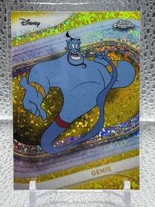 2025 Topps Chrome Disney Genie Giallo Mini Diamante Rifrattore #183 Aladdin - Foto 1 di 2