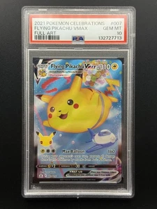 Flying Pikachu VMAX 007/025 Celebrations Holo - PSA 10 Gem Mint - Picture 1 of 2