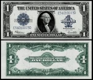 1923 $1 LARGE SIZE SILVER CERTIFICATE NOTE~ ALMOST UNCIRCULATED - Picture 1 of 1