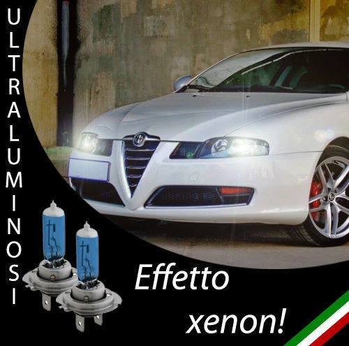 COPPIA LAMPADINE H7 SPECIFICHE PER ALFA ROMEO GT EFFETTO XENON ULTRALUMINOSI - Immagine 1 di 1