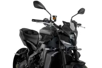 Pare-Brise Naked N. G. Sport Plus Puig pour Yamaha MT-09 850 2024 Carbone Look - Photo 1/4