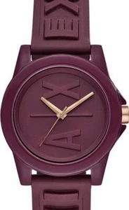 Armani Exchange Lady Banks AX4367 Analog Quartz Women Purple Watch Unused - Picture 1 of 24