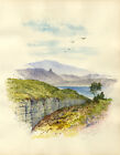 Frederick P. Shuckard, Landschaftsansicht mit Ruin - 1901 Aquarellmalerei