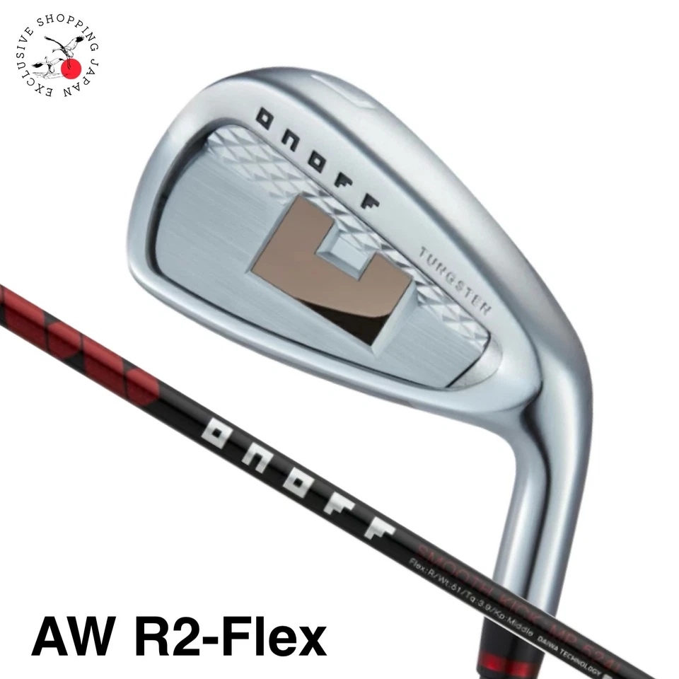 Cuña de hierro ONOFF Golf AKA AW R2-Flex SMOOTH KICK MP-524I varilla de grafito Japón Foto 1 de 4