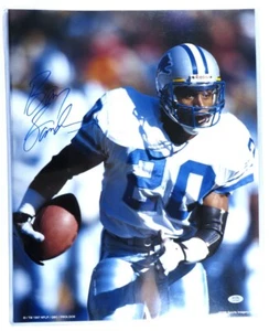 Barry Sanders Signed Autographed 16X20 Photo Lions Home Running PSA AM97099 - Picture 1 of 4