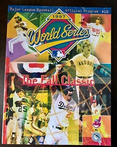 VINTAGE 1997 WORLD SERIES MARLINS ~ INDISCHE OFFIZIELLES SOUVENIR SCOREBOOK ~ PROGRAMM - Bild 1 von 3