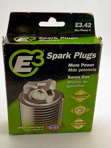 New Real GENUINE E3 Premium E3.42 Spark Plugs (4Pack) Diamond FIRE Technology - Picture 1 of 3