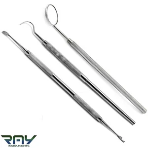 Kit de examen dental para estudiantes instrumentos removedores de raspadores de dientes de placa de cálculo - Imagen 1 de 3