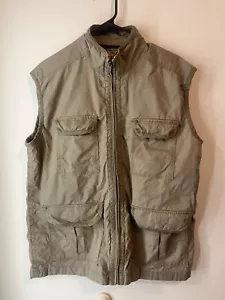 vintage Red Head Hunting Vest w/camo Liner Mens Sz Med Fishing Hiking Gear - Picture 1 of 4