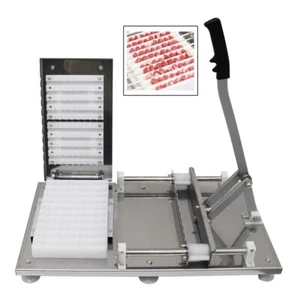 TECHTONGDA 10-saitige manuelle Verschleiß Fleisch Kebab Maschine mit Form einfach zu bedienen - Bild 1 von 24