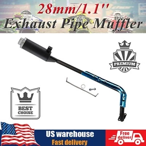 Kit silenciador tubo de escape 28 mm 1,1"" para 110cc 125cc 140cc Dirt Pit Bike Taotao - Imagen 1 de 4