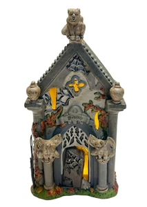 Department 56 Halloween Village Haunted Crypt beleuchtetes Stück Keramik Sammlerstück - Bild 1 von 5